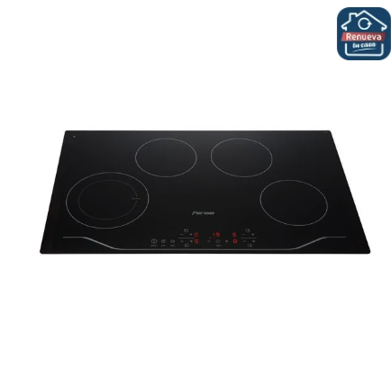 Encimera Eléctrica 4 Platos Fensa Vitrocerámica y Panel Touch FEV 4T Negra
