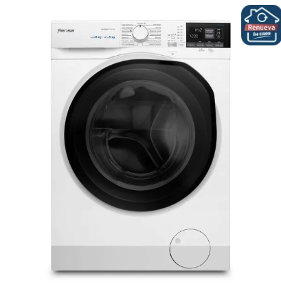Lavadora Secadora Fensa 8Kg Carga Frontal Vapour Care y AutoSense 8WD Blanca